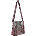 Marbling Arabesque Zipper Messenger Bag View1