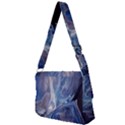Abstract blue Full Print Messenger Bag (S) View2