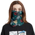 Tropical Autumn Leaves Face Covering Bandana (Two Sides) View1