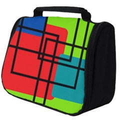 Colorful Rectangle Boxes Full Print Travel Pouch (big) by Magicworlddreamarts1
