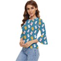 Funny Pets Bell Sleeve Top View2