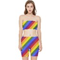 Lgbt Pride Motif Flag Pattern 1 Stretch Shorts and Tube Top Set View1