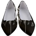 Black And White Lilies Botany Motif Print Women s Block Heels  View1