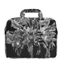 Black And White Lilies Botany Motif Print MacBook Pro Shoulder Laptop Bag (Large) View4