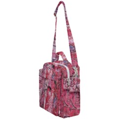 Pink Marbling Collage Crossbody Day Bag