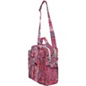 Pink marbling collage Crossbody Day Bag View1