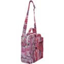 Pink marbling collage Crossbody Day Bag View2
