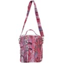 Pink marbling collage Crossbody Day Bag View3