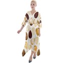 Golden Egg Easter Quarter Sleeve Wrap Front Maxi Dress View1