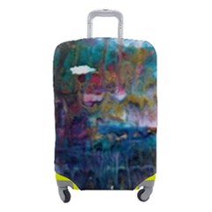 Abstract Turquoise Luggage Cover (small)