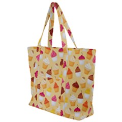 Cupcakes Love Zip Up Canvas Bag by designsbymallika