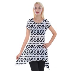 Blockify Short Sleeve Side Drop Tunic