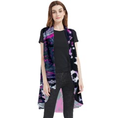 Rollercoaster Sleeveless Chiffon Waistcoat Shirt