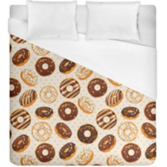 Chocolate Donut Love Duvet Cover (king Size)