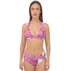 Photo 1607517624237 Double Strap Halter Bikini Set