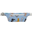 Unusual And Funny Tetris Cats Active Waist Bag View1