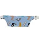 Unusual And Funny Tetris Cats Active Waist Bag View2