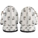 Funny Monster Feline Drawing Motif Pattern Women s Mary Jane Shoes View4