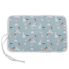 Funny And Funny Hares  And Rabbits In The Meadow Pen Storage Case (s) by SychEva