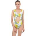 Vintage Lemons Center Cut Out Swimsuit View1