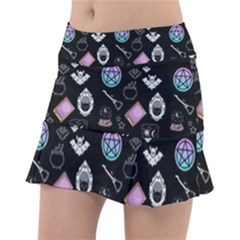 Witch Goth Pastel Pattern Classic Tennis Skirt
