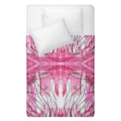 Magenta Symmetry Iv Duvet Cover Double Side (single Size)