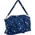 Dark Blue Stars Canvas Crossbody Bag View1