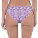 purple pattern Oval Reversible Hipster Bikini Bottoms View2