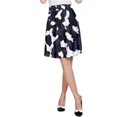 Camouflage Bleu A-line Skirt