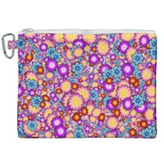 Flower Bomb1 Canvas Cosmetic Bag (xxl) by PatternFactory