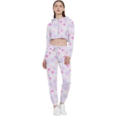 Flower Bomb 5 Cropped Zip Up Lounge Set by PatternFactory