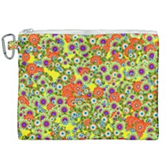 Flower Bomb 8 Canvas Cosmetic Bag (xxl) by PatternFactory