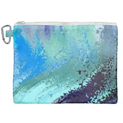 Fraction Space 2 Canvas Cosmetic Bag (xxl) by PatternFactory