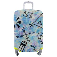 Science-education-doodle-background Luggage Cover (medium) by Sapixe