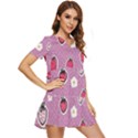 Juicy Strawberries Tiered Short Sleeve Mini Dress View2