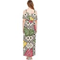 Leaves Foliage Batik Seamless Draped Sleeveless Chiffon Jumpsuit View2