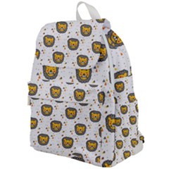 Lion Heads Pattern Design Doodle Top Flap Backpack by Sapixe