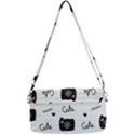 Cute Cameras Doodles Hand Drawn Removable Strap Clutch Bag View2