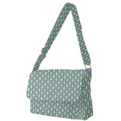 Soft Pattern Aqua Full Print Messenger Bag (s)