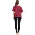 Amaranth One Shoulder Cut Out Tee View2