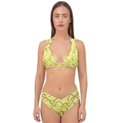 Retro Fun 821c Double Strap Halter Bikini Set