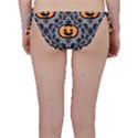 Pumpkin Pattern Bikini Bottom View2