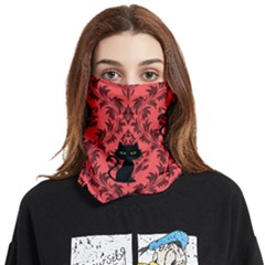 Cat Pattern Face Covering Bandana (two Sides)