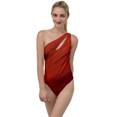 Crimson To One Side Swimsuit