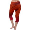 Crimson Lightweight Velour Capri Yoga Leggings View4