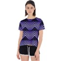 Digital Waves Open Back Sport Tee View1