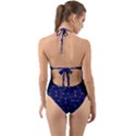 Abstract geo Halter Cut-Out One Piece Swimsuit View2
