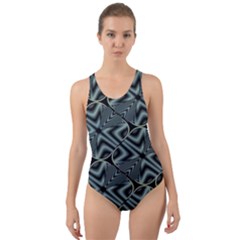 Modern Illusion Cut-out Back One Piece Swimsuit