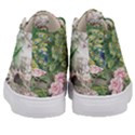 Peafowl Peacock Feather-beautiful Kids  Mid-Top Canvas Sneakers View4