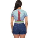 New-york-usa-liberty-landmark Side Button Cropped Tee View4